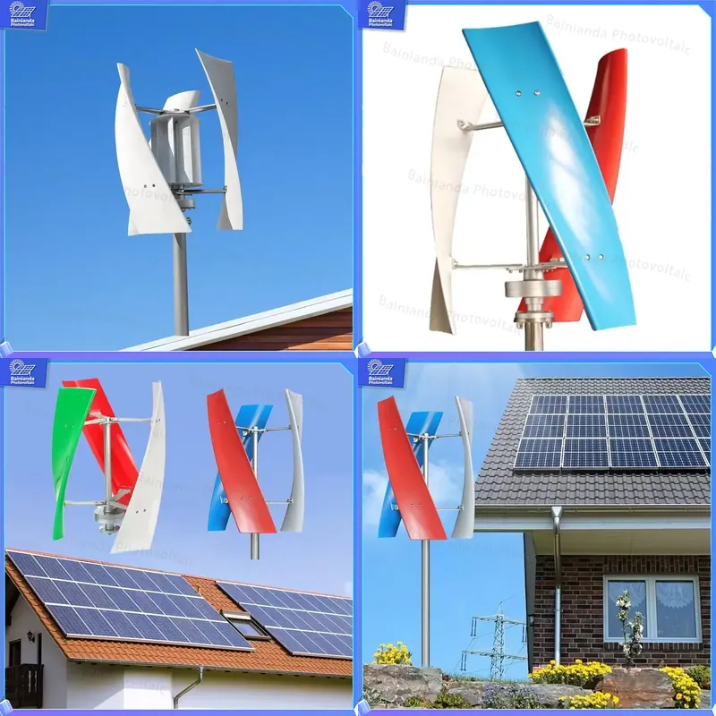 Renewable Energy Generation - 5KW Hybrid Solar Wind Turbine Generator