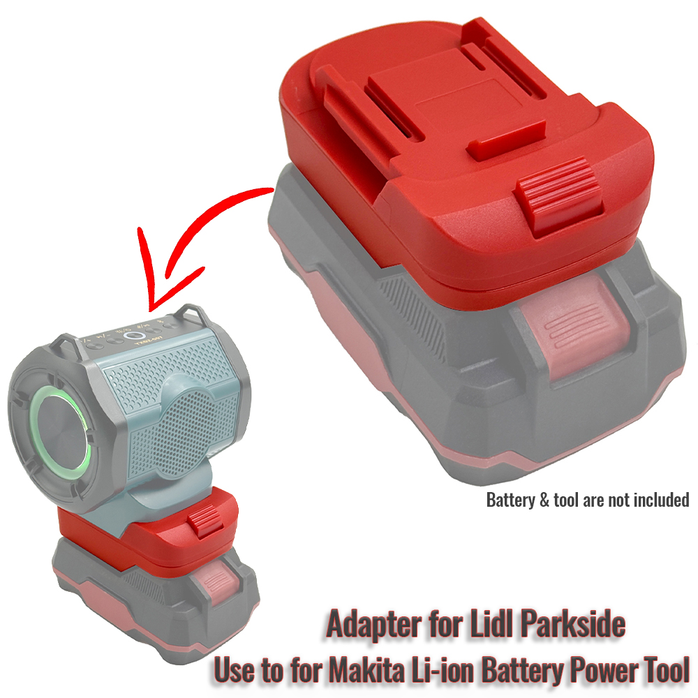 Agm Deep Cycle Battery - Battery Adapter Converter for Lidl Parkside