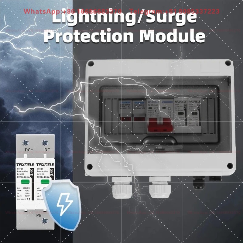 Solar Combiner Box - IP65 Outdoor Solar Combiner Box Lightning