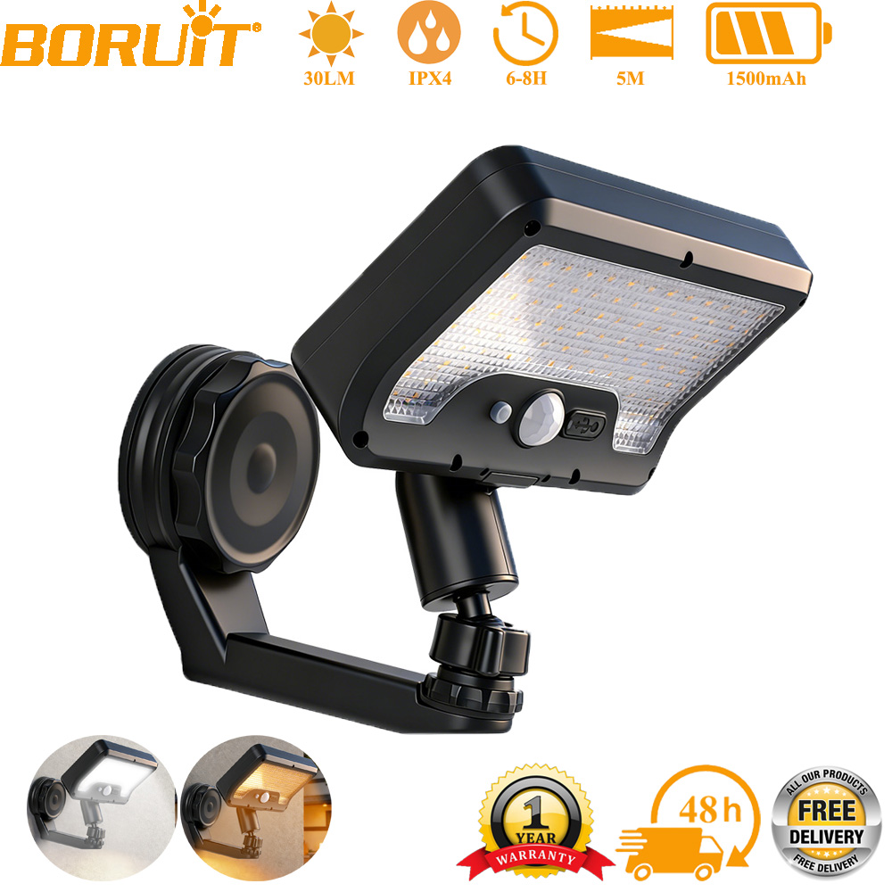 Waterproof Junction Box Solar - BORUiT Solar Clip-on Dual-use Motion Sensor
