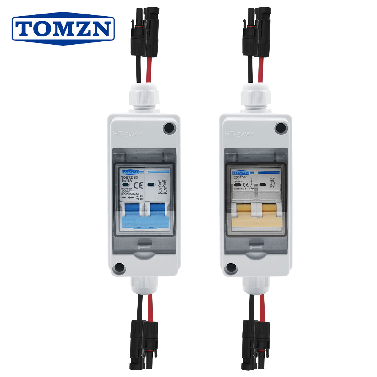 Solar Combiner Box - 1PCS TOMZN Solar Photovoltaic PV Combiner