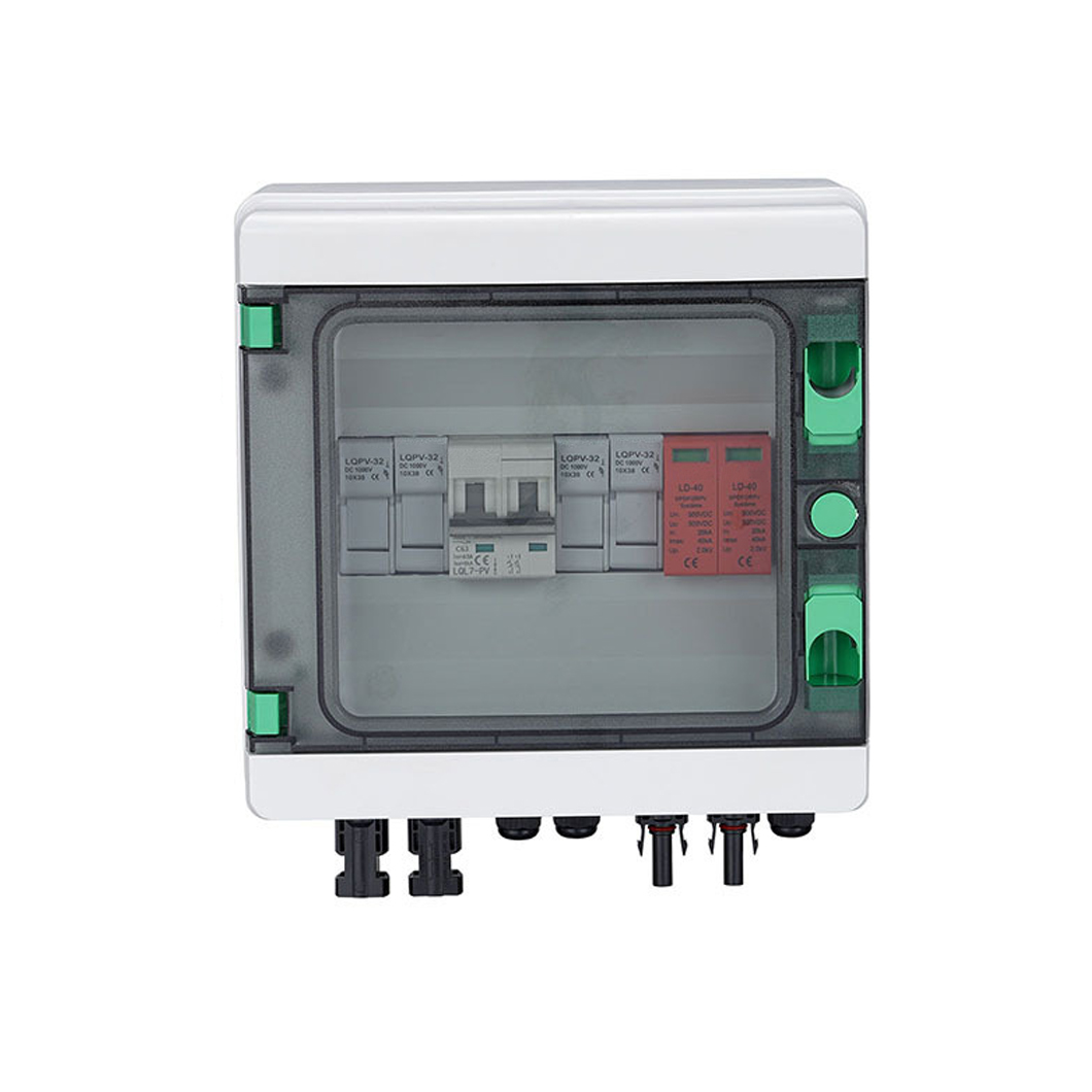 Solar Combiner Box - Photovoltaic DC Combiner Box 2 IN