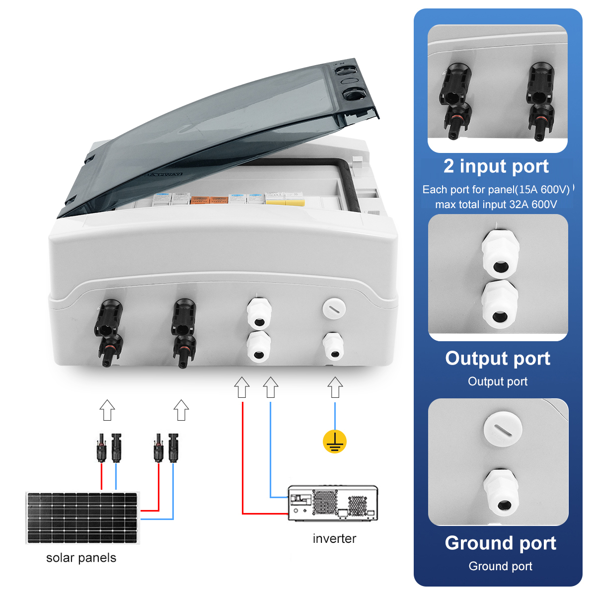 Solar Photovoltaic PV Combiner - Solar Combiner Box 评论和价格