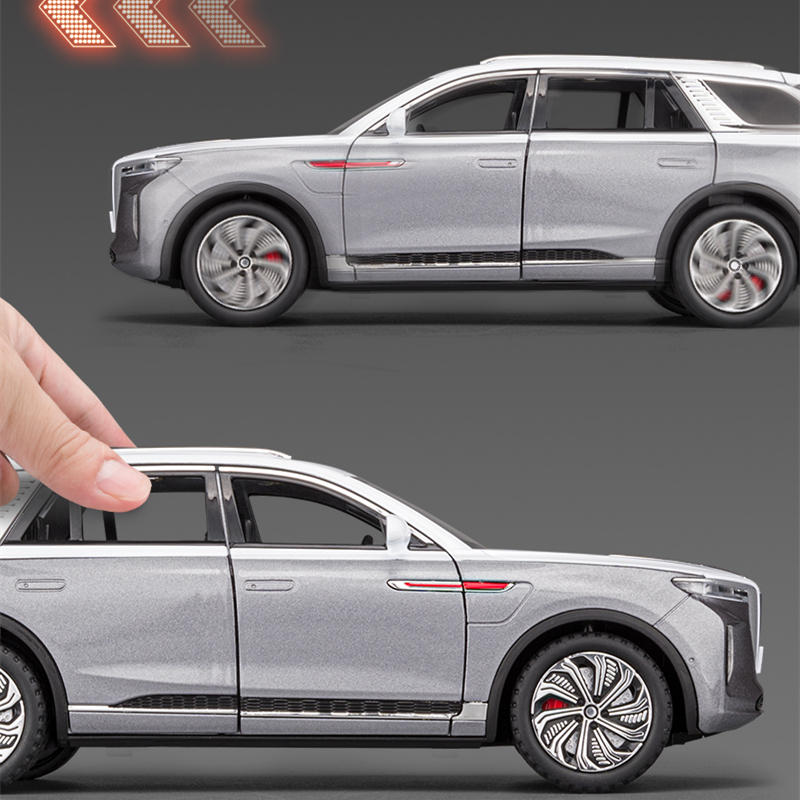 1/24 HONGQI E-HS9 SUV Alloy Ne - Renewable Energy Kids 评论和价格