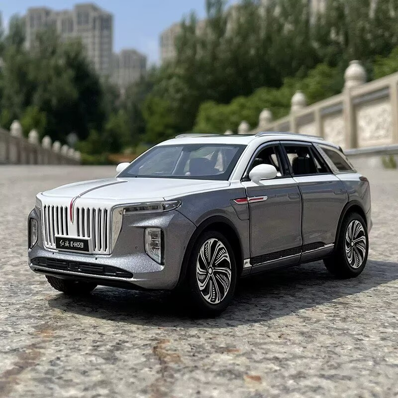 1/24 HONGQI E-HS9 SUV Alloy Ne - Renewable Energy Kids 评论和价格