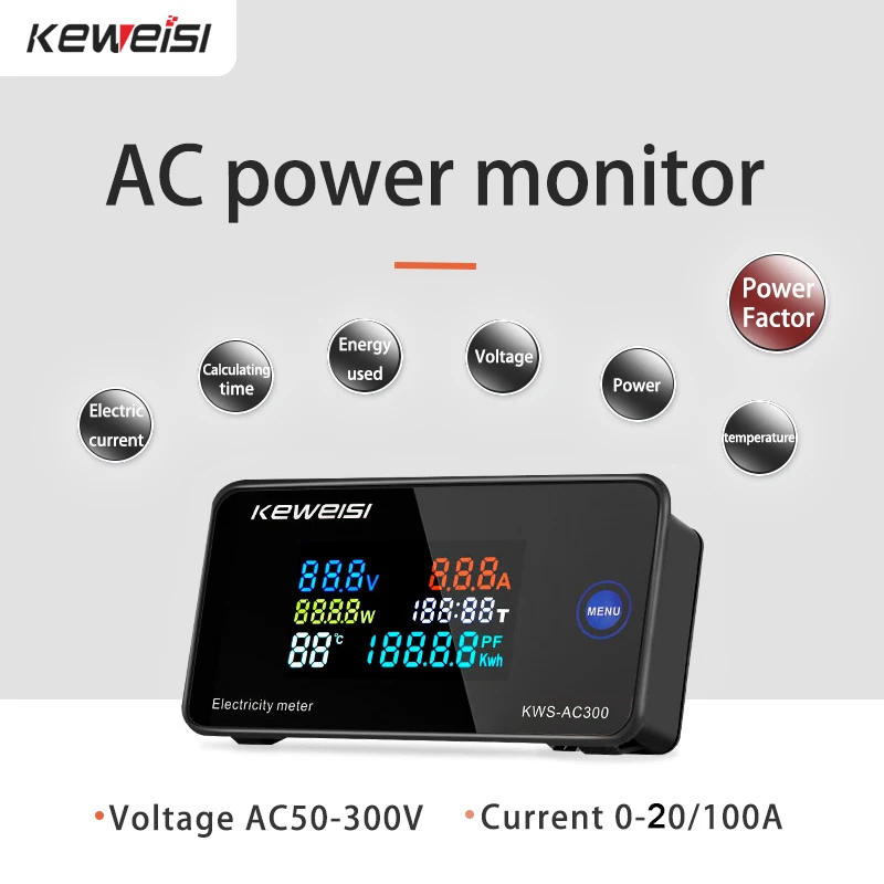 KWS-AC300 AC 50-300V Voltmeter - Renewable Energy Demonstration Kit 评论和价格