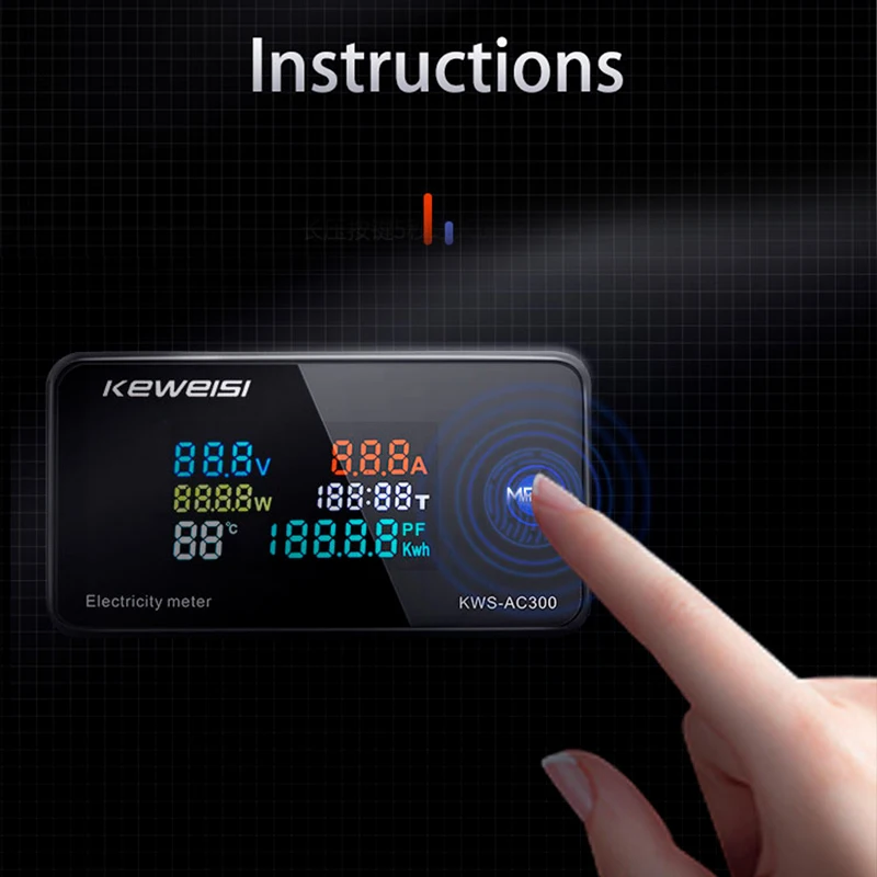 KWS-AC300 AC 50-300V Voltmeter - Renewable Energy Demonstration Kit 评论和价格