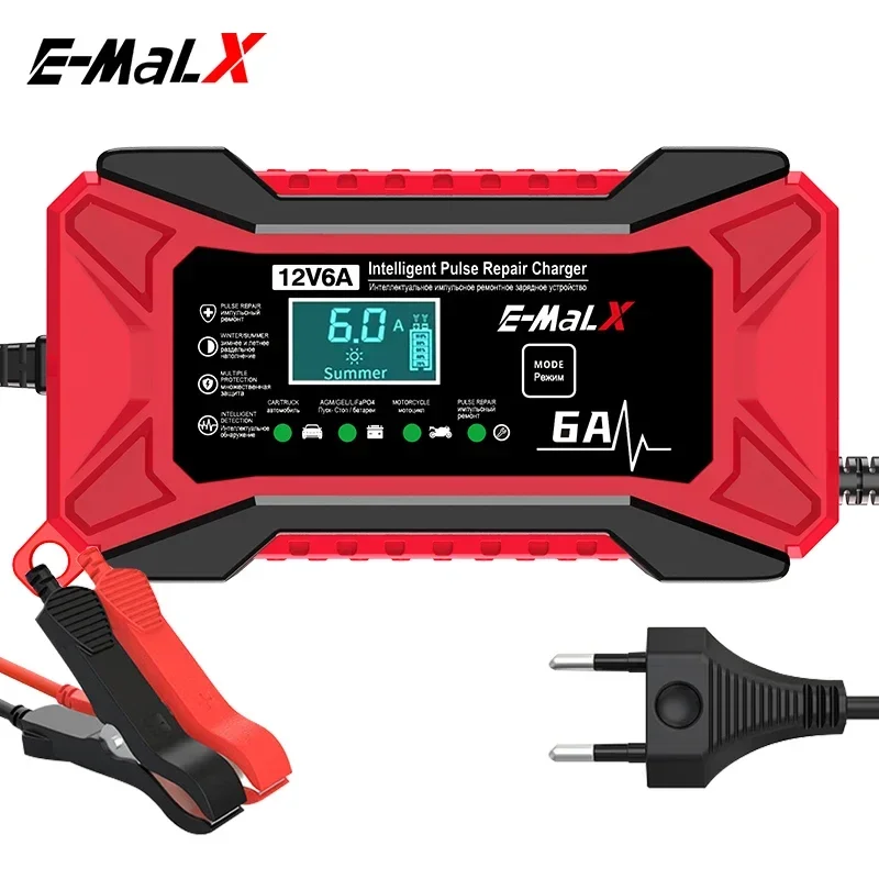 New 12V 6A  LiFePO4 14.6V Smar - Agm Deep Cycle Battery 评论和价格