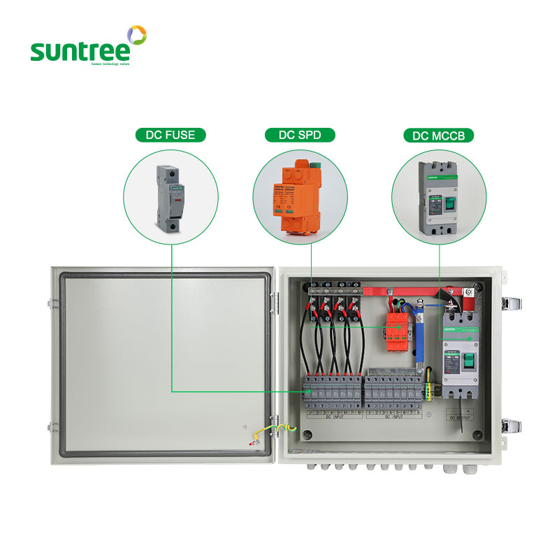 Suntree 8 in 1 Out Metal Solar - Solar Combiner Box 评论和价格