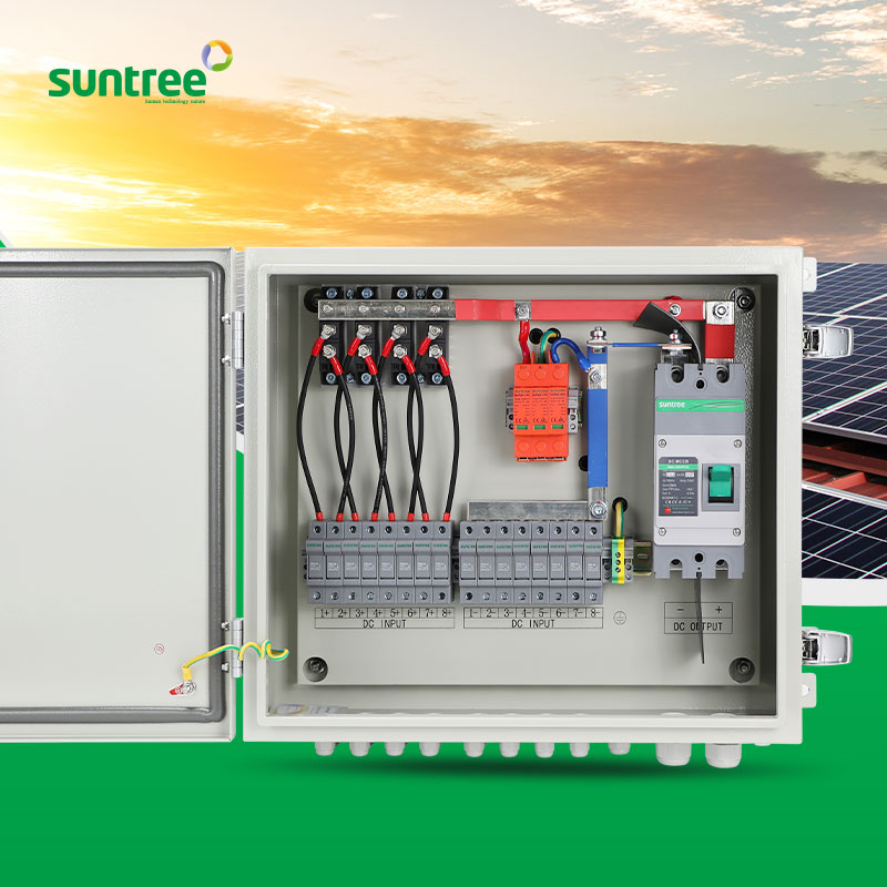 Suntree 8 in 1 Out Metal Solar - Solar Combiner Box 评论和价格