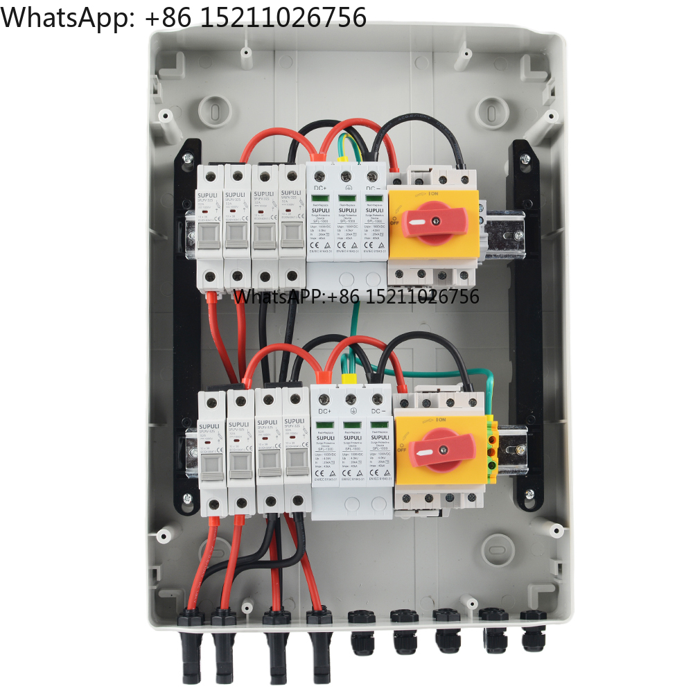 IP65 4 in 2 OUT 4 Strings 25A  - Solar Combiner Box 评论和价格