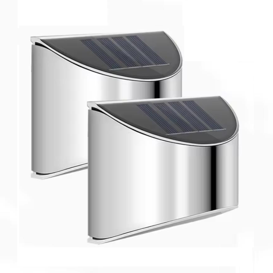 2Pcs Solar Garden Light Stainl - Waterproof Junction Box Solar 评论和价格