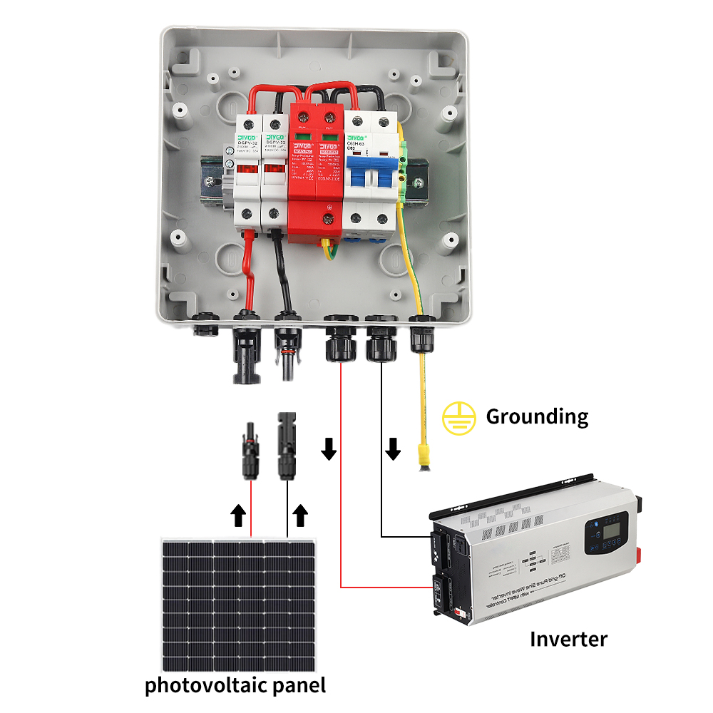PV Combiner Box DC 500V 1 Inpu - Solar Combiner Box 评论和价格