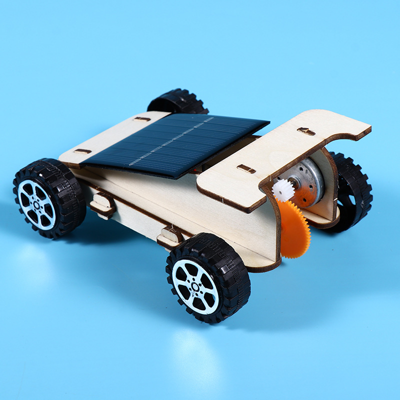 Wooden Solar Car DIY Science E - Renewable Energy Demonstration Kit 评论和价格