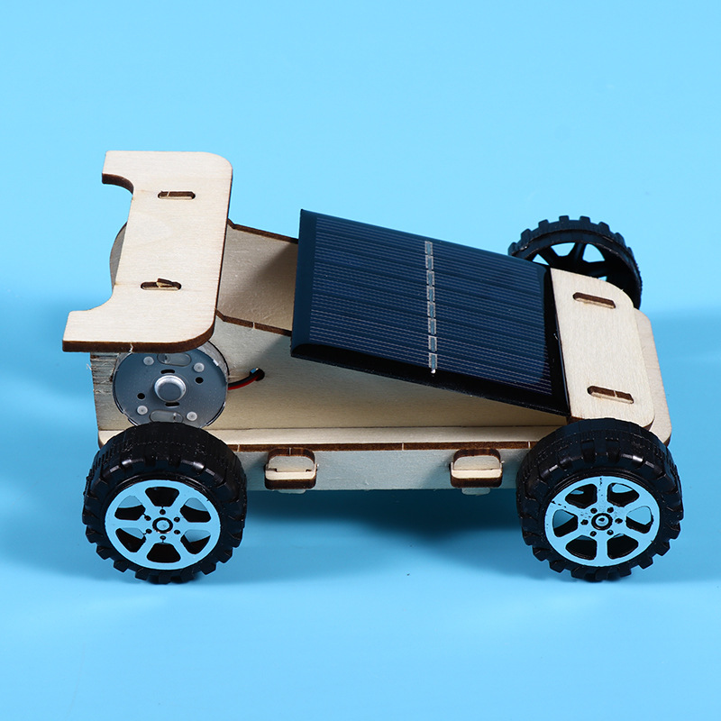 Wooden Solar Car DIY Science E - Renewable Energy Demonstration Kit 评论和价格
